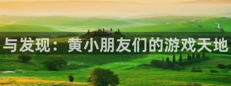 杏悦2注册搜狐：与发现：黄小朋友们的游戏天地
